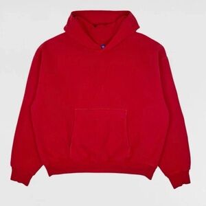 Yeezy X Gap Perfect Hoodie Red Double-Layered Heavyweight Size Small New W/O Tag